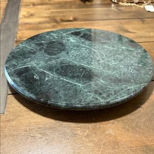 1970s Vintage Boho Chic Italian Green Marble